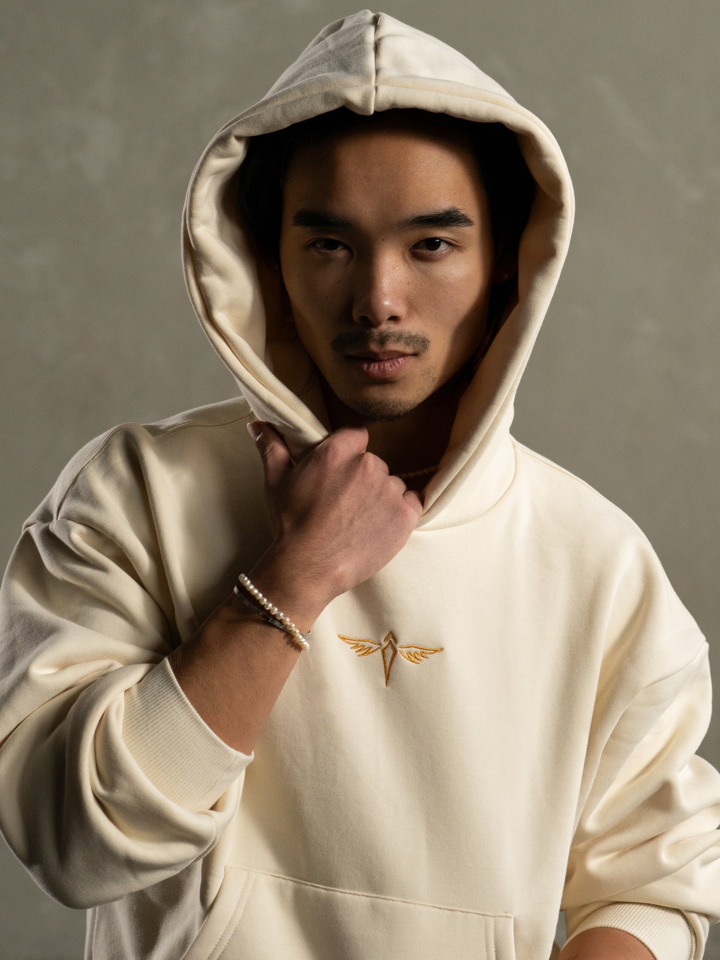 Cream Heavyweight Hoodie