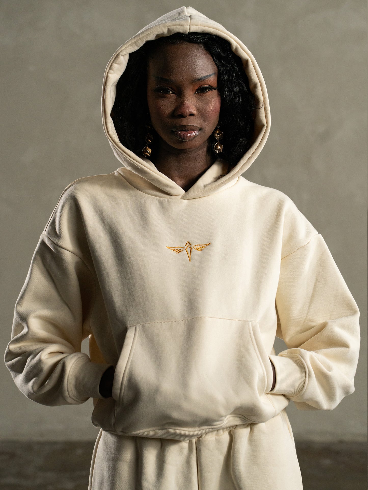 Cream Heavyweight Hoodie