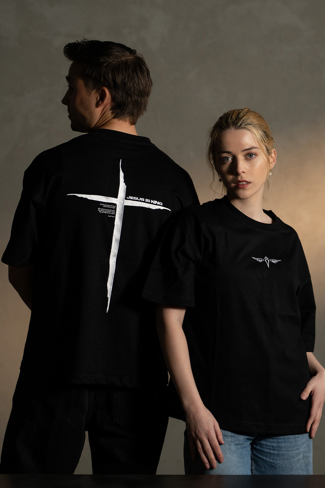 Jesus Is King Tee - Black