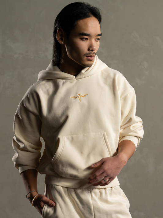Cream Heavyweight Hoodie