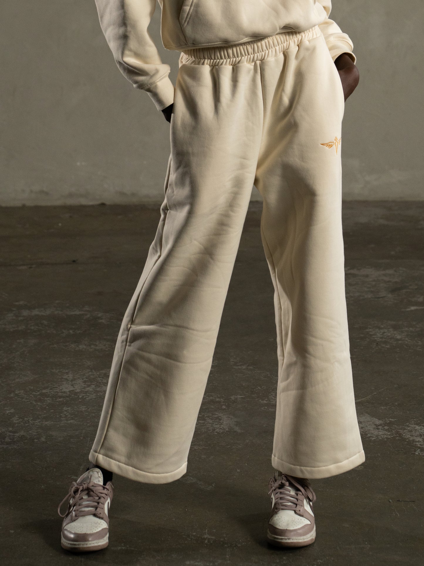 Cream Heavyweight Trackpant