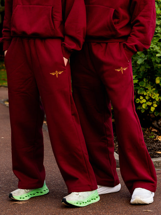 Burgundy Heavyweight Trackpant