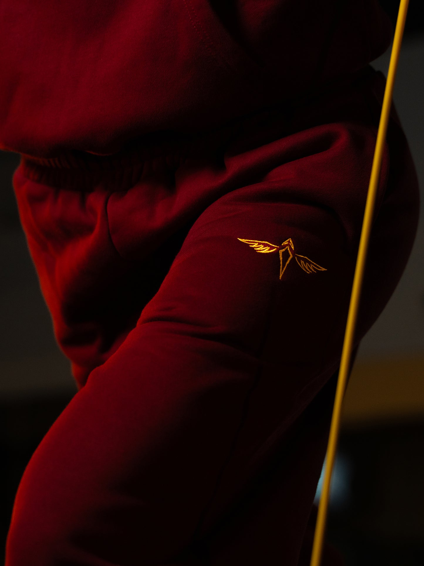 Burgundy Heavyweight Trackpant
