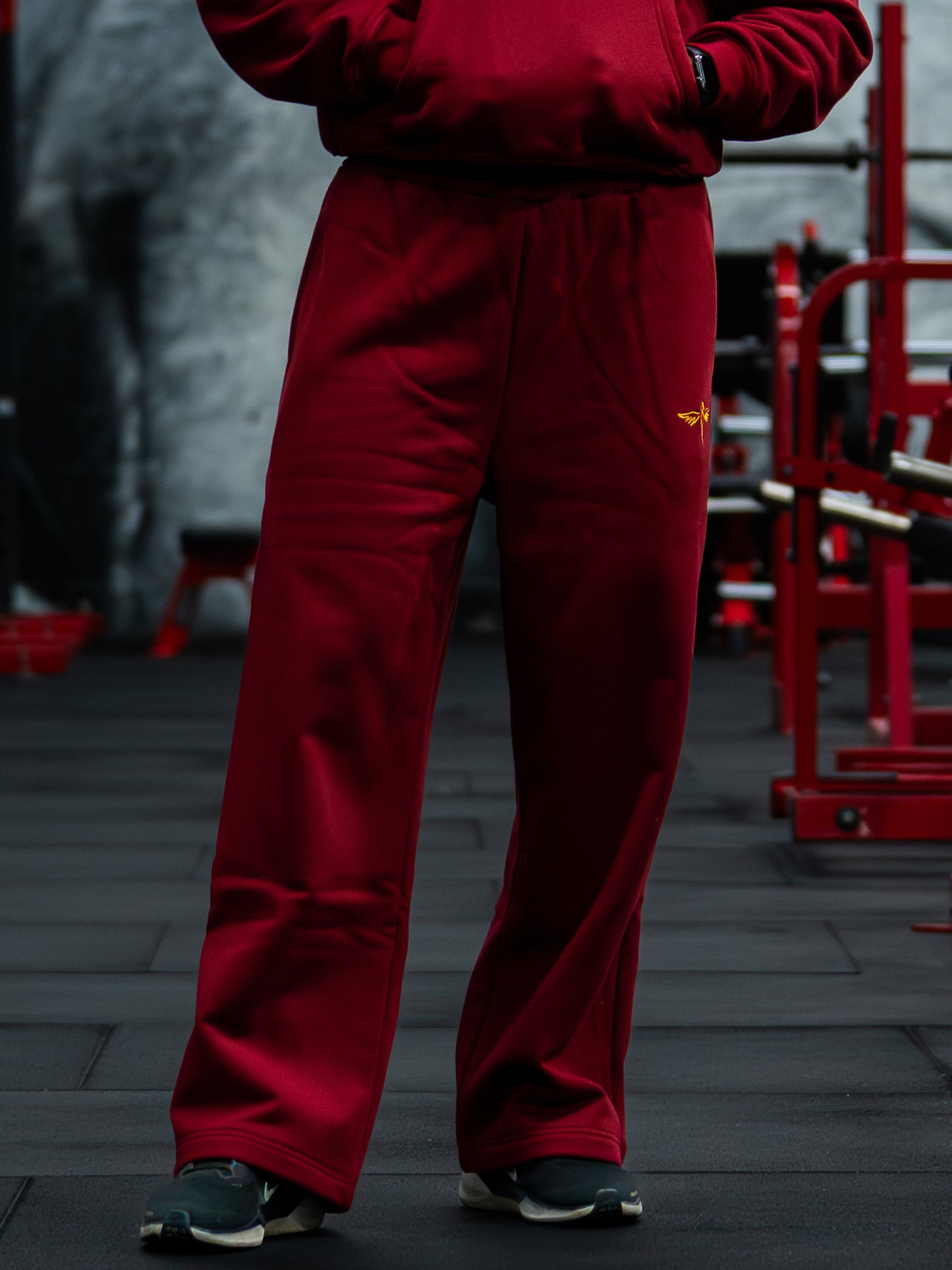 Burgundy Heavyweight Trackpant
