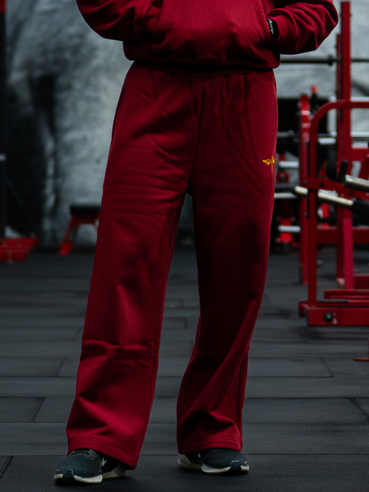 Burgundy Heavyweight Trackpant
